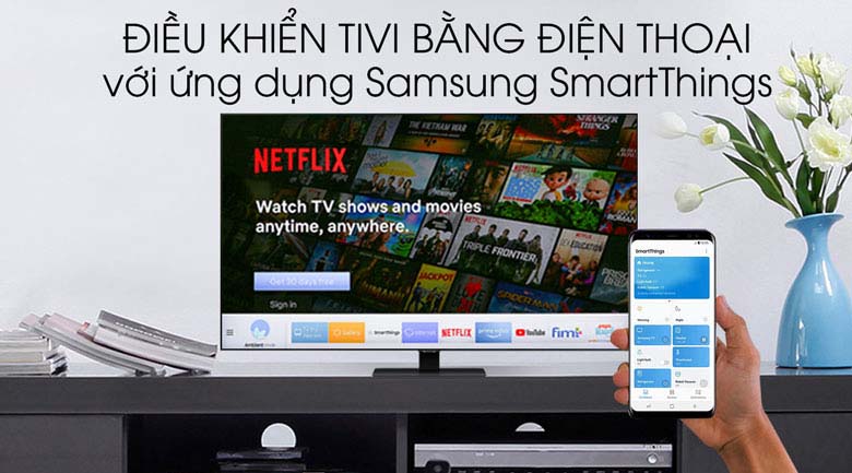 SmartThings - Smart Tivi QLED Samsung 4K 49 inch QA49Q80T