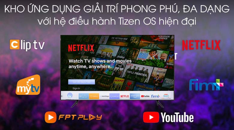 Tizen OS-Smart Tivi QLED Samsung 4K 75 inch QA75Q70T