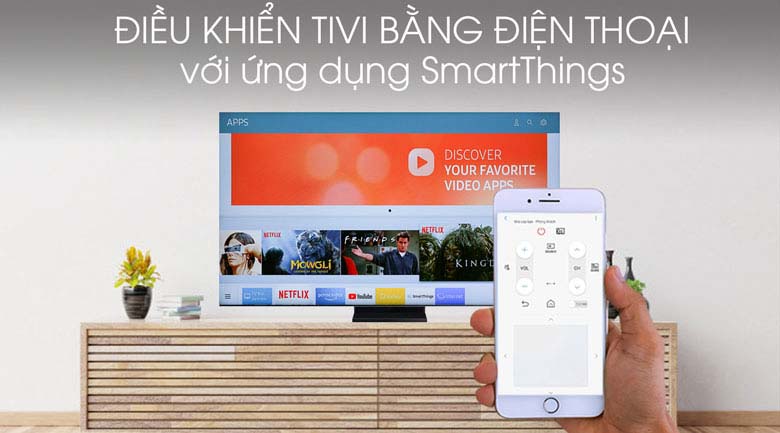 Smart Tivi QLED Samsung 8K 75 inch QA75Q950TS - SmartThings