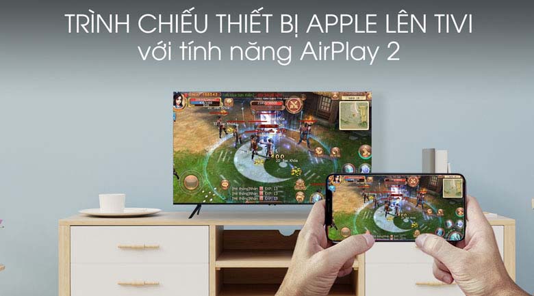 Airplay 2 - Smart Tivi Samsung 4K 50 inch UA50TU8100