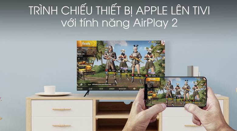 Airplay 2 - Smart Tivi Samsung 4K 55 inch UA55TU8100