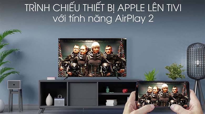 Airplay2-Smart Tivi Samsung 4K 65 inch UA65TU8100