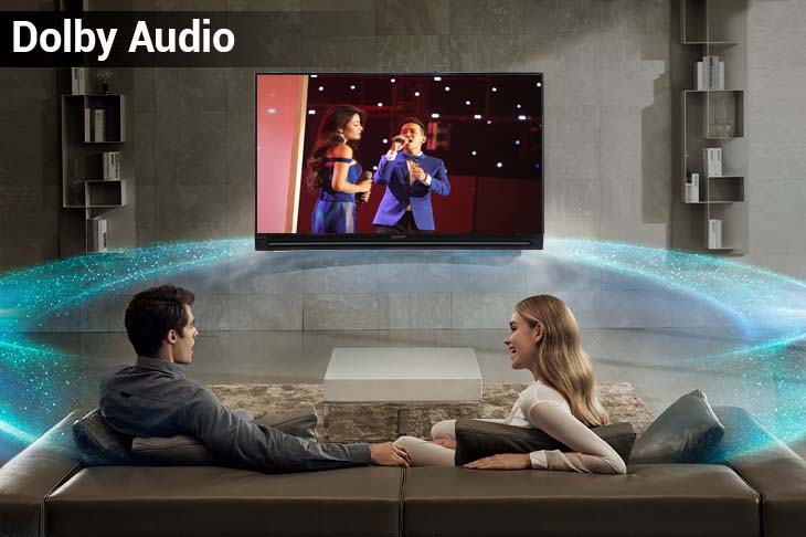 Công nghệ âm thanh Dolby Audio trên Smart Tivi Sharp FHD 40 inch LC-40SA5500X