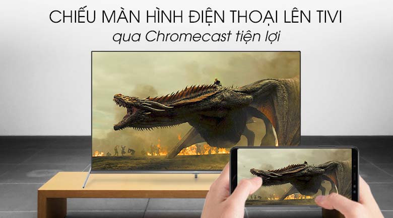 Android Tivi TCL 4K 50 inch L50P8S - Chromecast