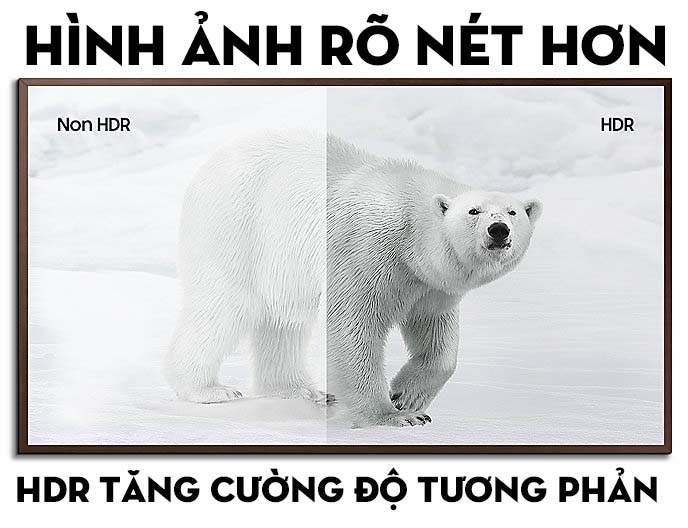 Hình ảnh rõ nét hơn với HDR