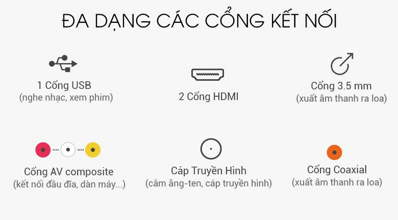 Tivi TCL 32 inch L32D3000 - Cổng kết nối