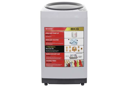 Sharp Washing Machine 8 kg ES-U80GV-H