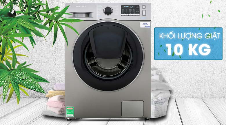 Khối lượng giặt 10 kg - Máy giặt Samsung Addwash Inverter 10 kg WW10K54E0UX/SV