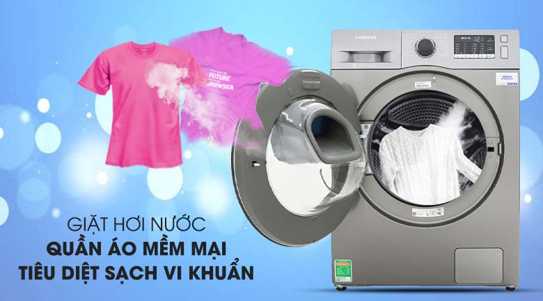 Giặt hơi nước - Máy giặt Samsung Addwash Inverter 10 kg WW10K54E0UX/SV