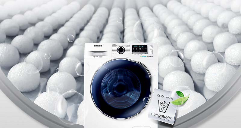 Máy giặt sấy Samsung Inverter 10.5 kg WD10K6410OS/SV