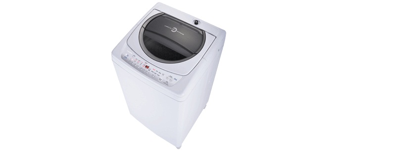 Máy giặt Toshiba có thiết kế đơn giản, trung tính Máy giặt Toshiba có thiết kế đơn giản, trung tính