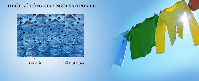 Lồng giặt dạng ngôi sao pha lê hạn chế hư hỏng quần áo Lồng giặt dạng ngôi sao pha lê hạn chế hư hỏng quần áo