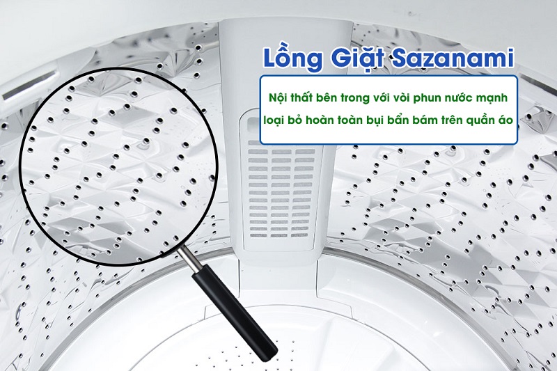 Lồng giặt Sazanami bảo vệ sợi vải Lồng giặt Sazanami bảo vệ sợi vải