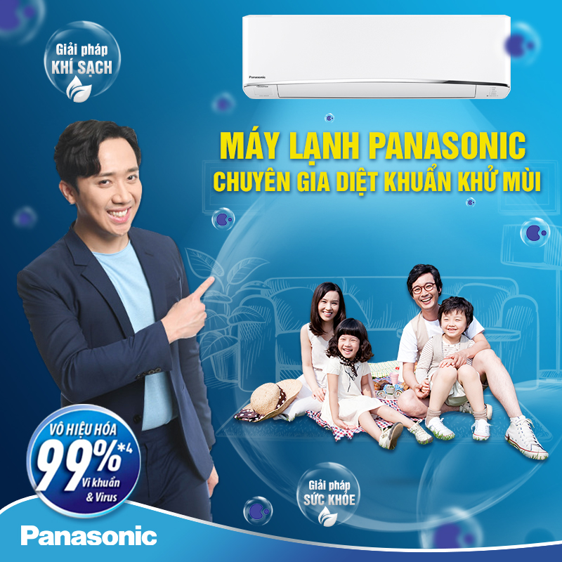 Máy lạnh Panasonic diệt khuẩn